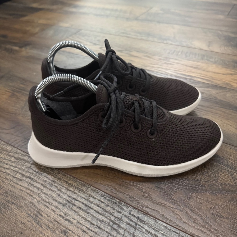 Allbirds Tree Runners Espresso Brown Womens Size 8 Sustainable Mesh Sneakers